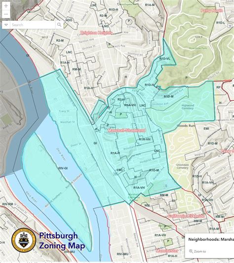 pittsburgh zoning map|city of pittsburgh parcel map.